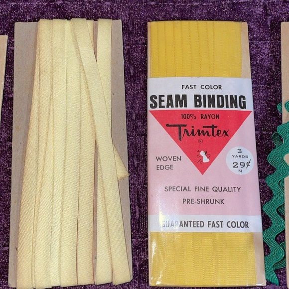 New FAST COLOR SEAM BINDING 100% RAYON Trimtex WOVEN EDGE FINE QUALITY PRESHRUNK - Picture 3 of 8